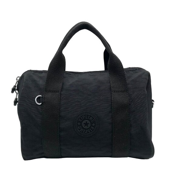 Kipling Black Medium Nylon Bina Crossbody - Picture 1 of 10